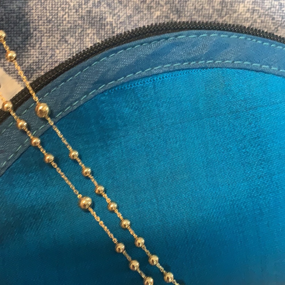 19k Solid Beaded Necklace - image 2